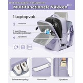 Handbagage Rugzak 40x30x20cm met Vacuüm Pomp - 33% Korting!