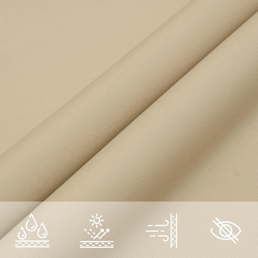 Driehoekig Zonnescherm 6x6x6m Beige - 34% Korting