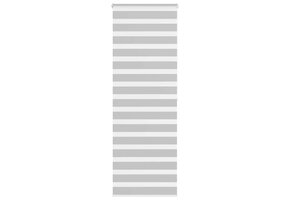 Lichtgrijs Zebra Rolgordijn 85x200 cm - 55% Korting