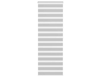 Lichtgrijs Zebra Rolgordijn 85x200 cm - 55% Korting
