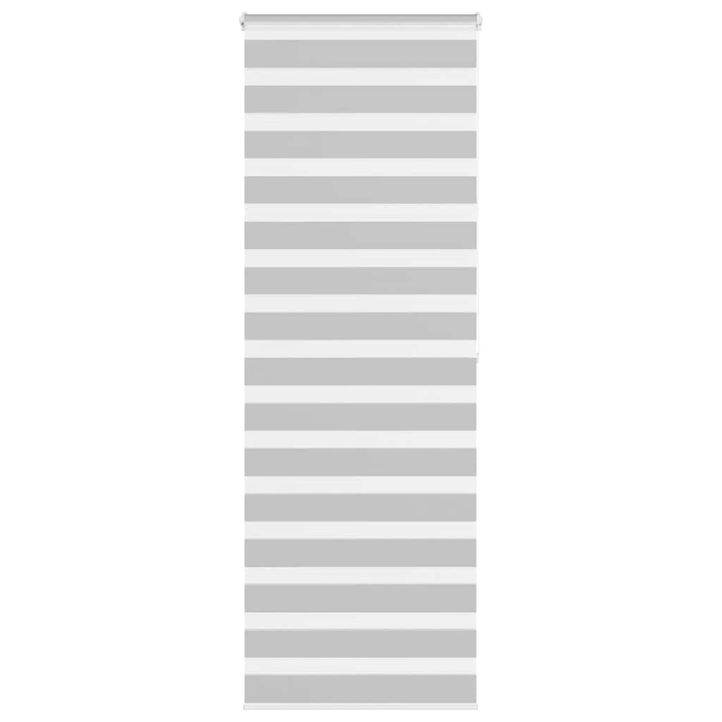Lichtgrijs Zebra Rolgordijn 85x200 cm - 55% Korting