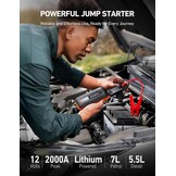 Starthulp Powerbank 29600 mAh voor Auto & Motor - 2000A - 28% Korting