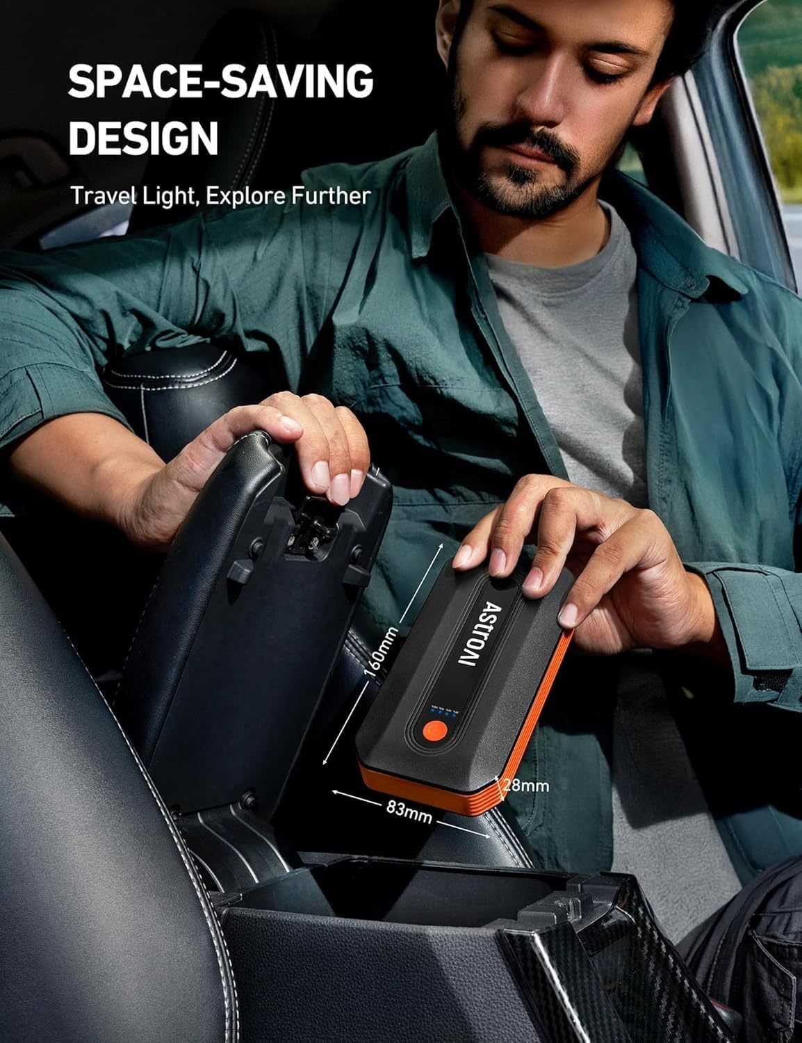 Starthulp Powerbank 29600 mAh voor Auto & Motor - 2000A - 28% Korting
