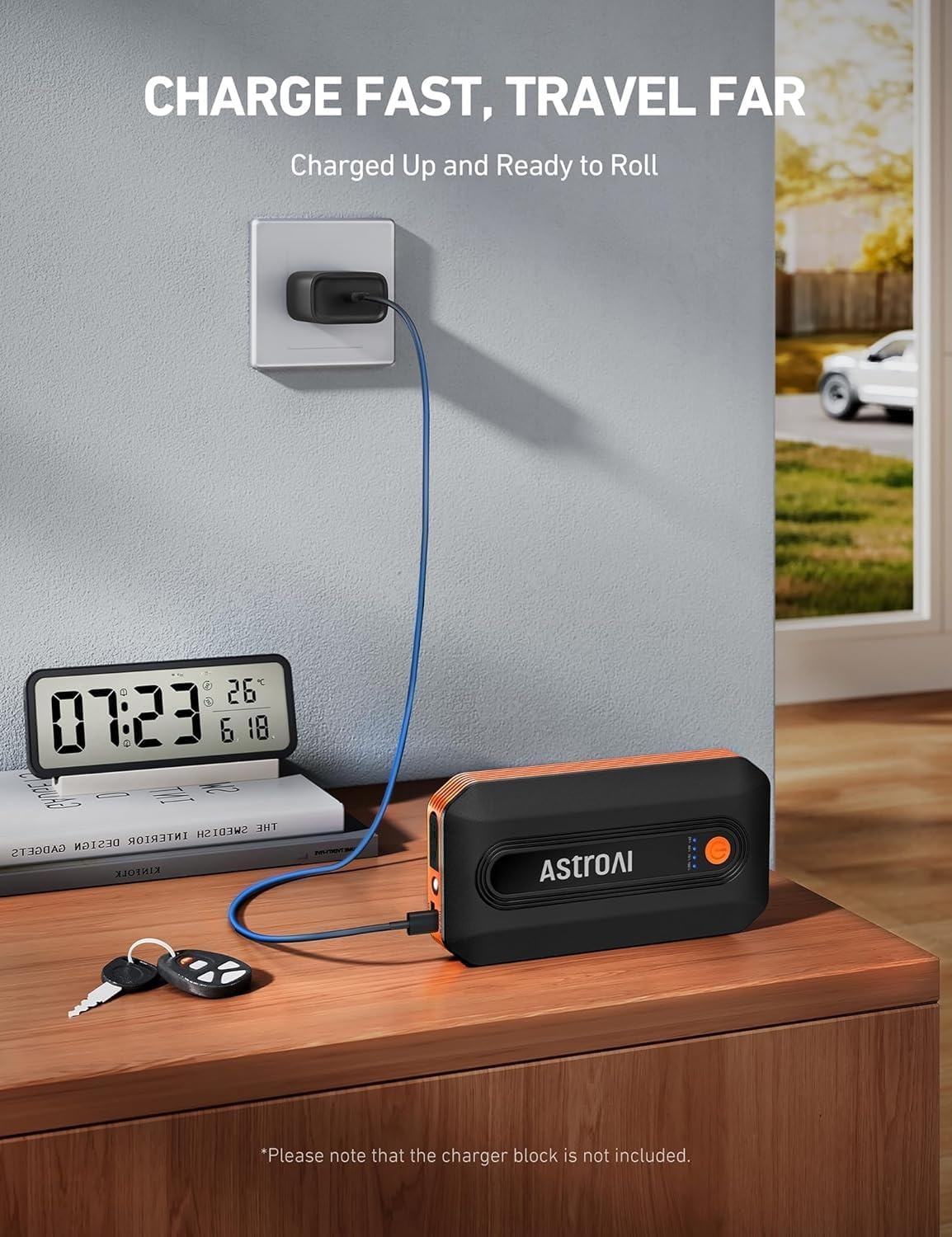 Starthulp Powerbank 29600 mAh voor Auto & Motor - 2000A - 28% Korting