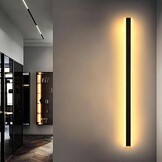 LED Wandlamp Zwart 60cm | 3 Kleuren | 20W 1600lm | Modern Design