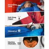 Slaapzak 3-Seizoenen Oranje - Waterafstotend - 28% Korting