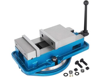 Bankschroef 125 mm Gietijzer met 34% Korting | Draaibaar