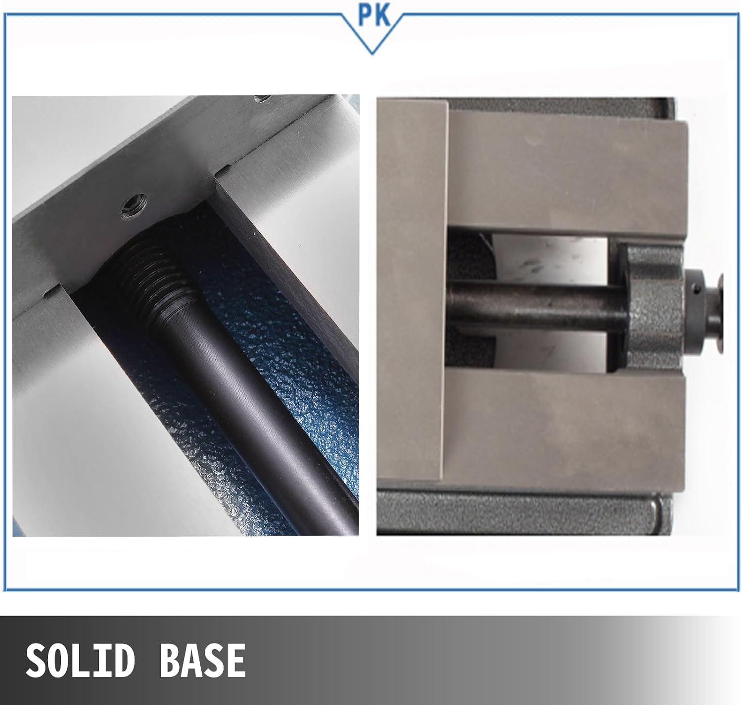 Bankschroef 125 mm Gietijzer met 34% Korting | Draaibaar
