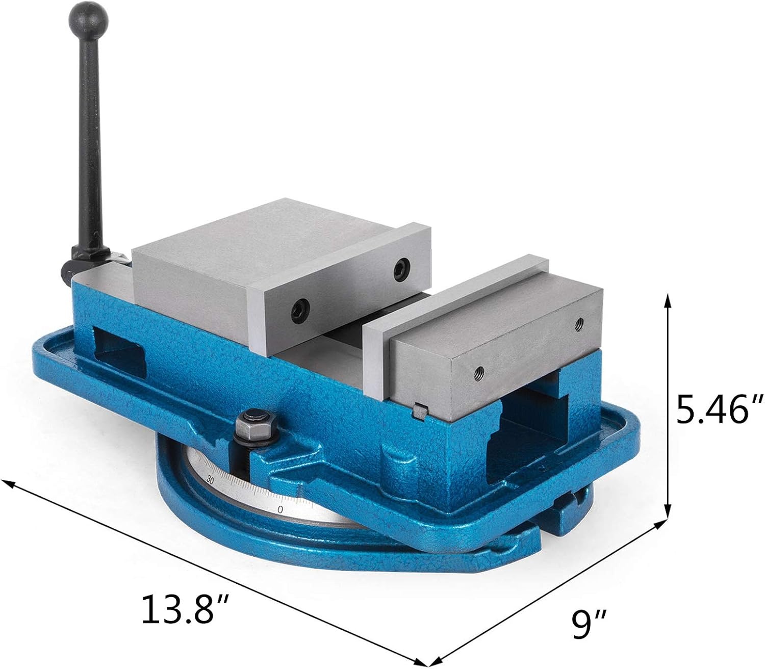 Bankschroef 125 mm Gietijzer met 34% Korting | Draaibaar