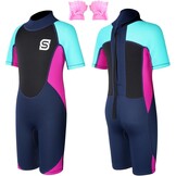 Kinder Duikpak Shorty Roze Maat XS - 33% Korting!