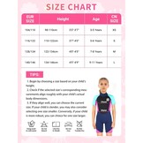 Kinder Duikpak Shorty Roze Maat XS - 33% Korting!