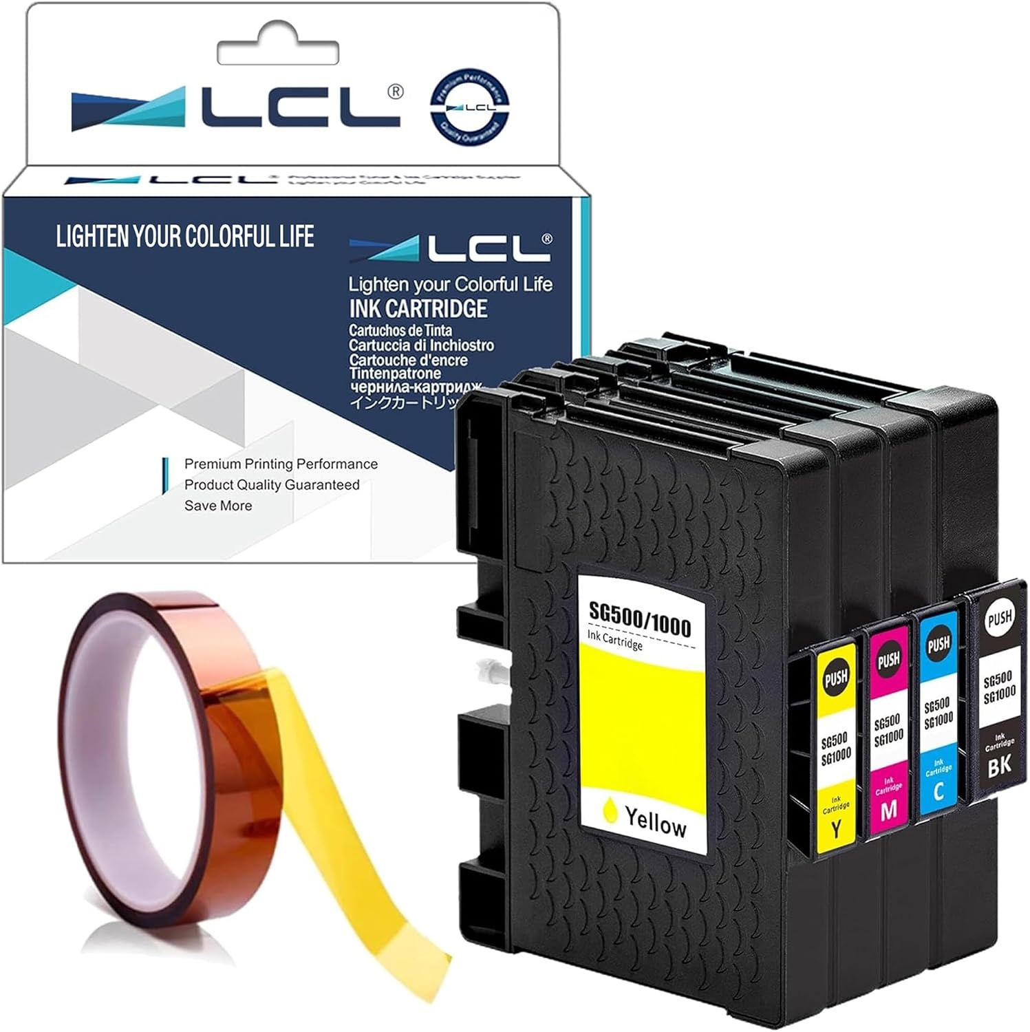Sublimatie-inktcartridges Sawgrass SG500/SG1000 - 4-pack KCMY - 33% Korting