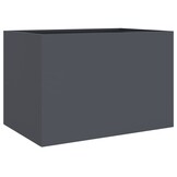 Plantenbak Staal 62x47x46 cm Antraciet - 34% Korting!