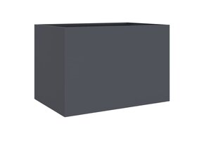 Plantenbak Staal 62x47x46 cm Antraciet - 34% Korting!