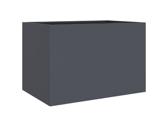 Plantenbak Staal 62x47x46 cm Antraciet - 34% Korting!