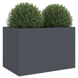 Plantenbak Staal 62x47x46 cm Antraciet - 34% Korting!
