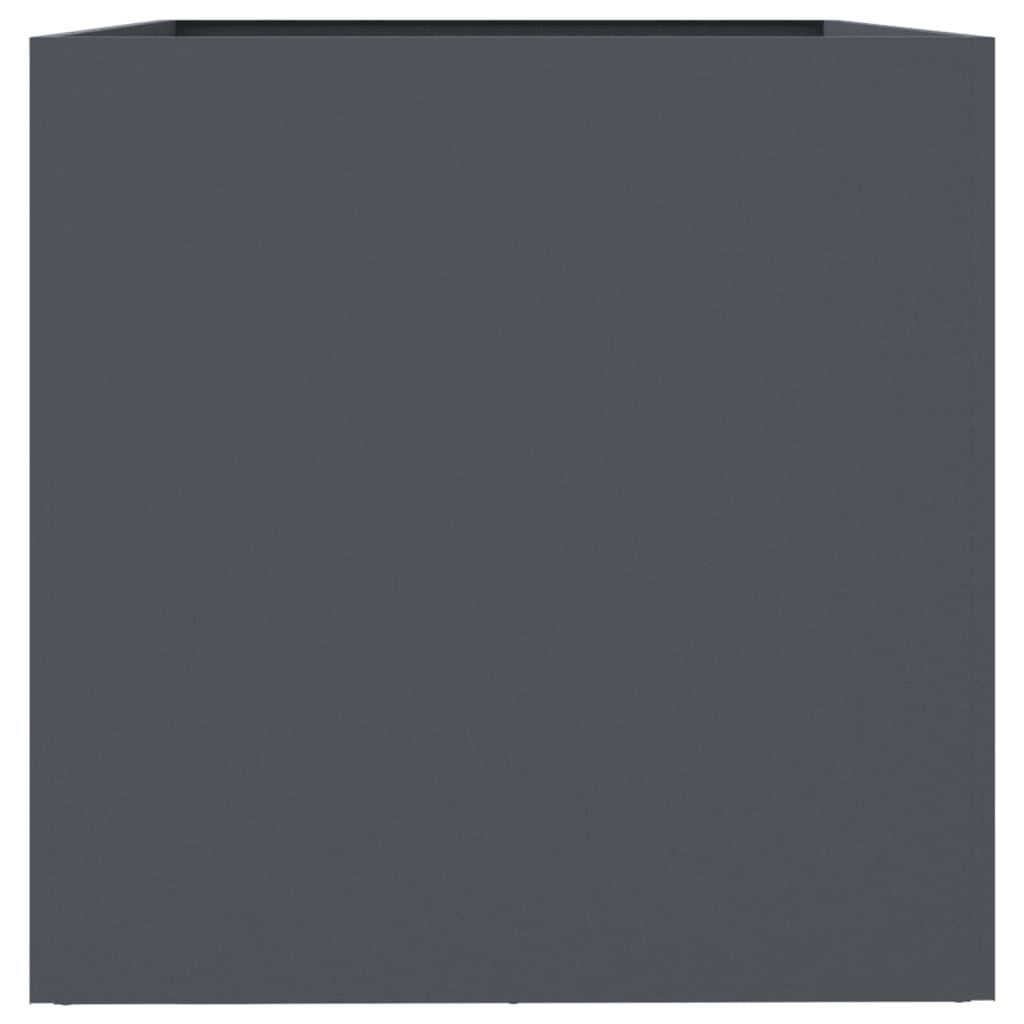 Plantenbak Staal 62x47x46 cm Antraciet - 34% Korting!