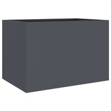 Plantenbak Staal 62x47x46 cm Antraciet - 34% Korting!