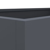 Plantenbak Staal 62x47x46 cm Antraciet - 34% Korting!