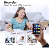 MP3-speler 64GB Paars met Touchscreen & Bluetooth 5.3 - Nu 28% Korting!