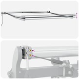 Markies Antraciet Metaal 4 x 3 m - 49% Korting