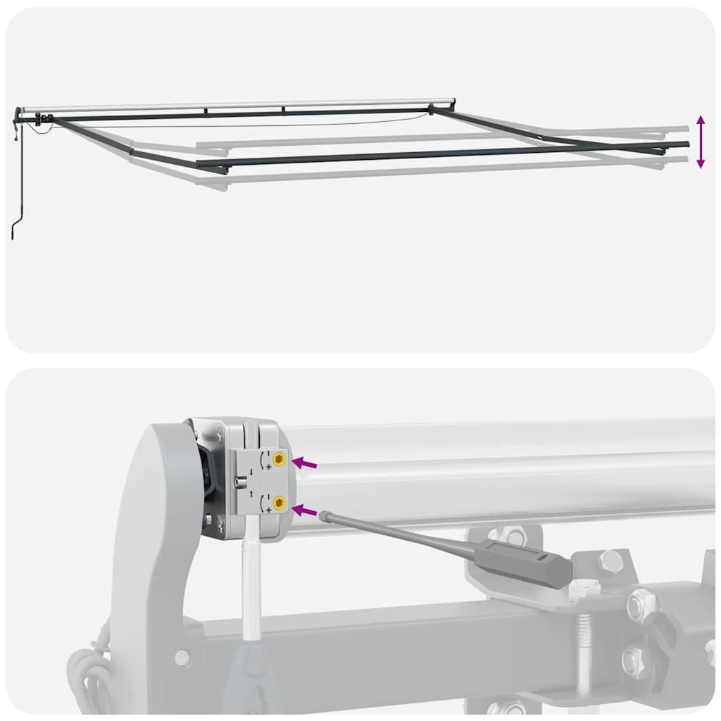Markies Antraciet Metaal 4 x 3 m - 49% Korting
