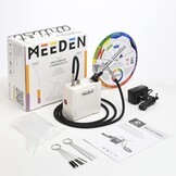 MEEDEN Mini Airbrush Set met Compressor & 12 Kleuren Verf (Wit) - 34% Korting