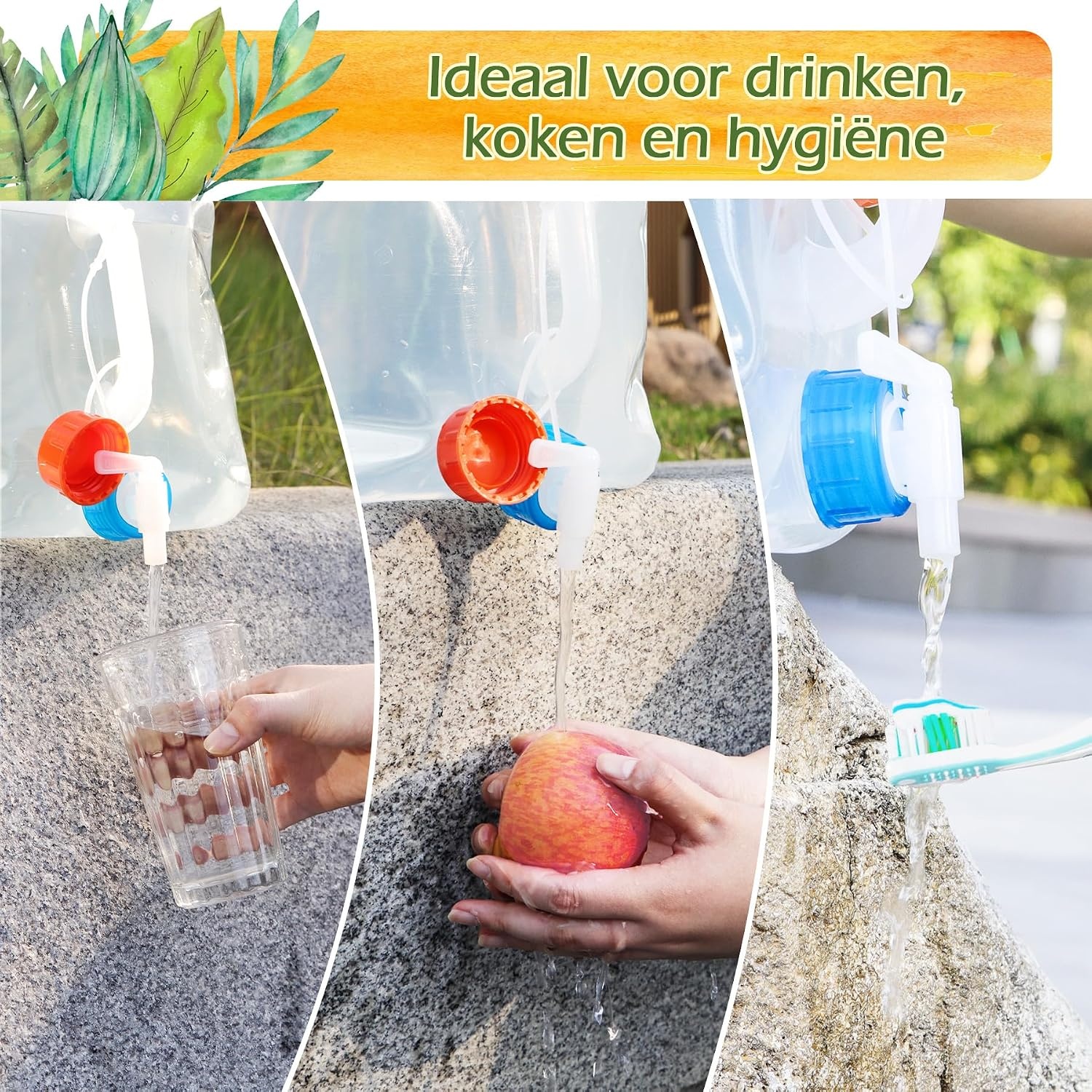 Opvouwbare Watertank met Kraan (10L) - 31% Korting!