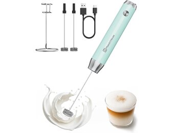 Maestri House Melkopschuimer: Oplaadbaar & Waterdicht met 32% Korting!