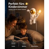 Astronaut Kinder Wandlamp - Wit | E27 Fitting | 35% Korting