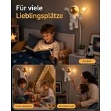 Astronaut Kinder Wandlamp - Wit | E27 Fitting | 35% Korting