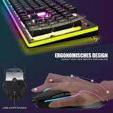 RedThunder K10 Draadloos Gaming Toetsenbord & Muis Set (QWERTZ) - 34% Korting