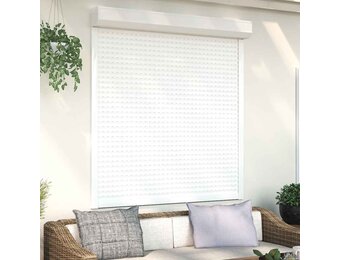 vidaXL Rolluik 140x150 cm aluminium wit