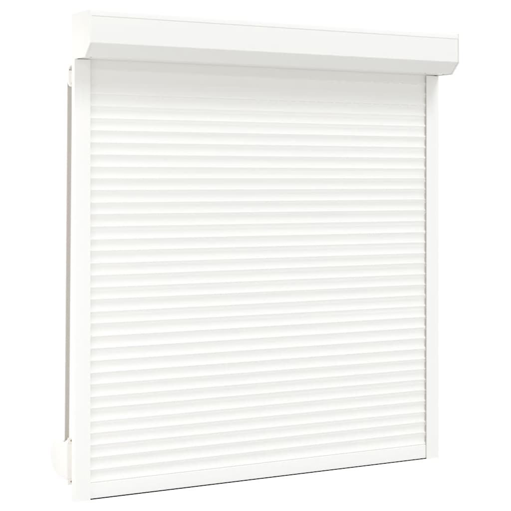 vidaXL Rolluik 140x150 cm aluminium wit