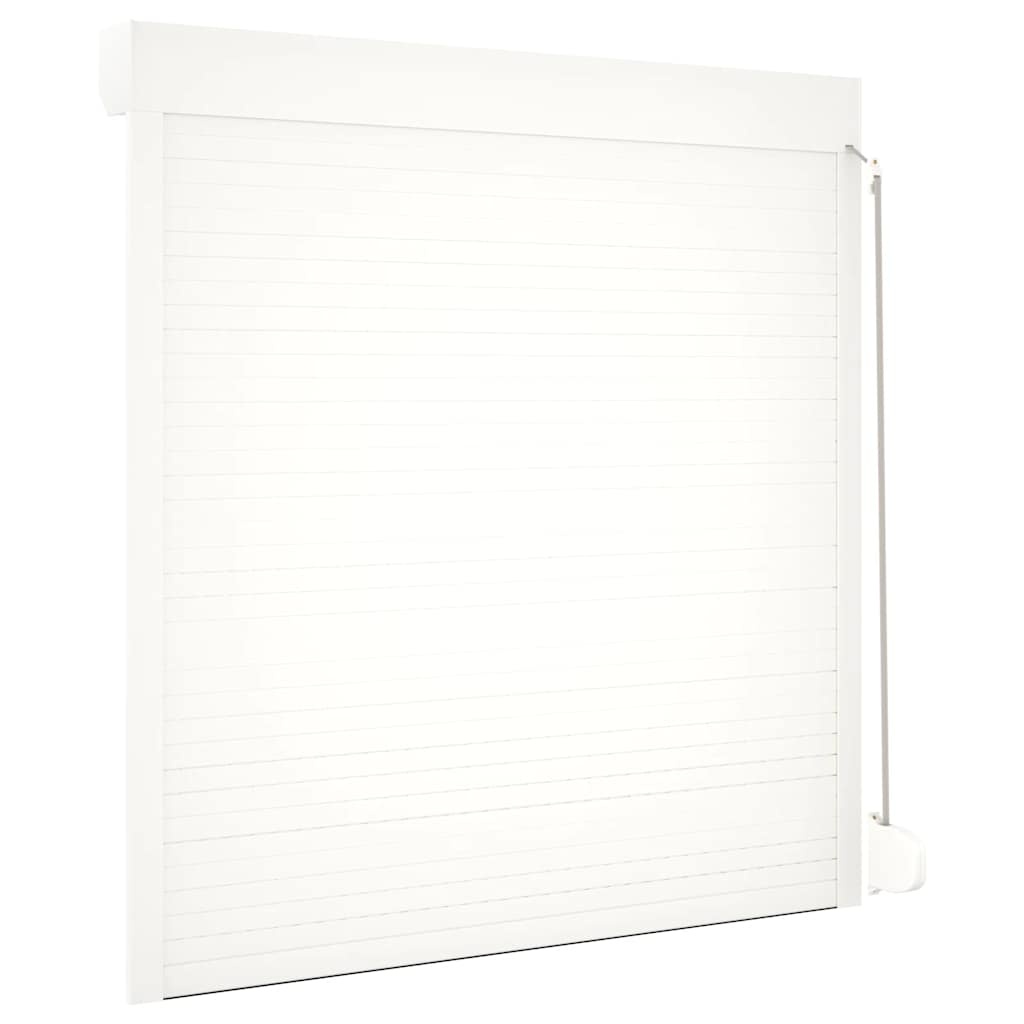 vidaXL Rolluik 140x150 cm aluminium wit