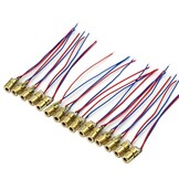 CESFONJER 15 stuks Mini 3V laserdiode lasermodule laserpunt dioden laser dot laserdiodemodule head diode 650 nm 6 mm