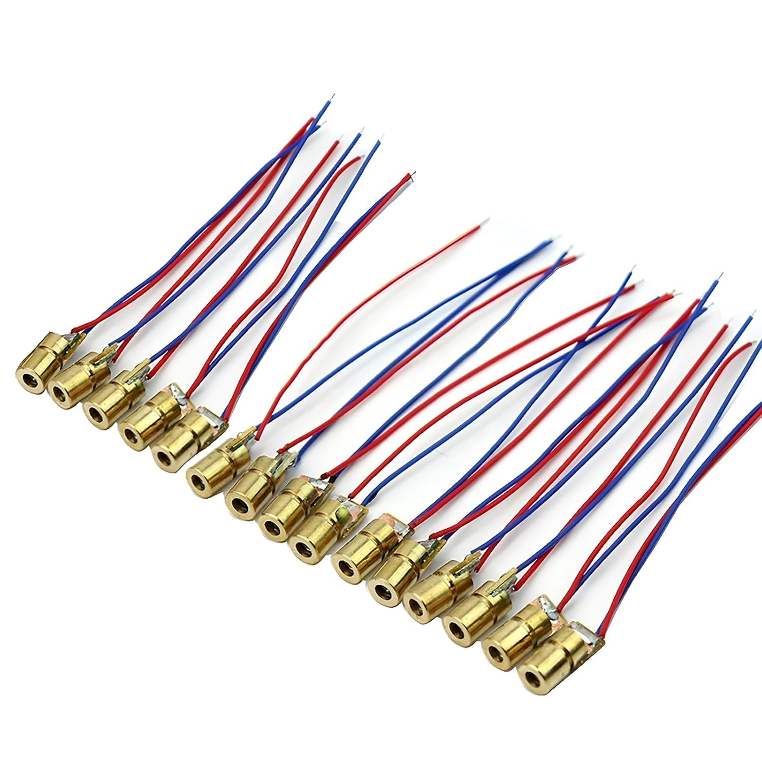 CESFONJER 15 stuks Mini 3V laserdiode lasermodule laserpunt dioden laser dot laserdiodemodule head diode 650 nm 6 mm