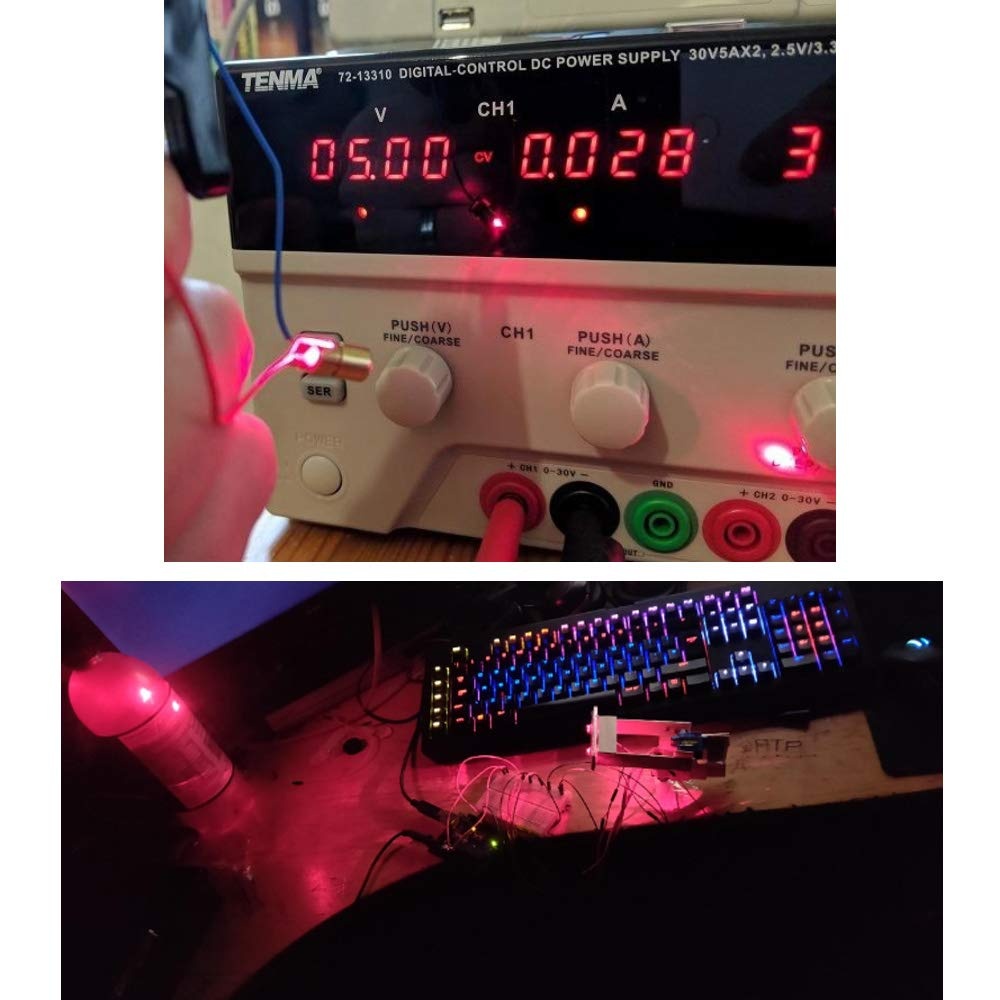 CESFONJER 15 stuks Mini 3V laserdiode lasermodule laserpunt dioden laser dot laserdiodemodule head diode 650 nm 6 mm