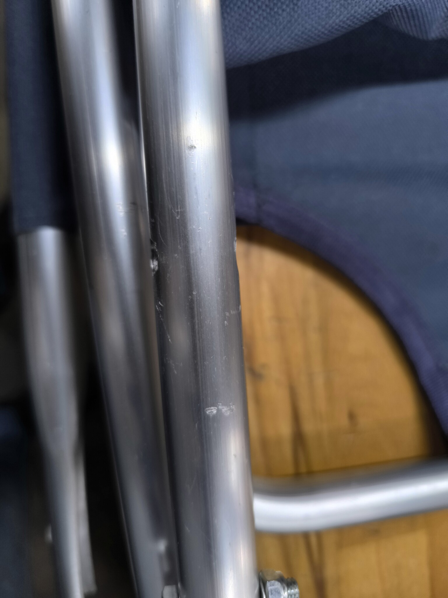 vidaXL Strandtrolley met wielen draagbaar en inklapbaar blauw