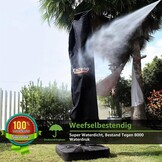 Enzeno Beschermhoes voor parasol, dekzeil voor zweefparasol, 175 x 31/37 cm - Maat Without rod 176 x 31/37 cm