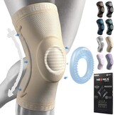 NEENCA Kniebrace, Kniecompressie Sleeve Ondersteuning met Patella Gel Pad & Side Spring Stabilizers, Kniebeschermer voor hardlopen, Meniscus scheur, Artritis, Gezamenlijke Pijn Relief,Letsel Recovery