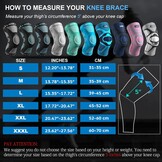NEENCA Kniebrace, Kniecompressie Sleeve Ondersteuning met Patella Gel Pad & Side Spring Stabilizers, Kniebeschermer voor hardlopen, Meniscus scheur, Artritis, Gezamenlijke Pijn Relief,Letsel Recovery