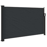 vidaXL Windscherm uittrekbaar 117x300 cm zwart