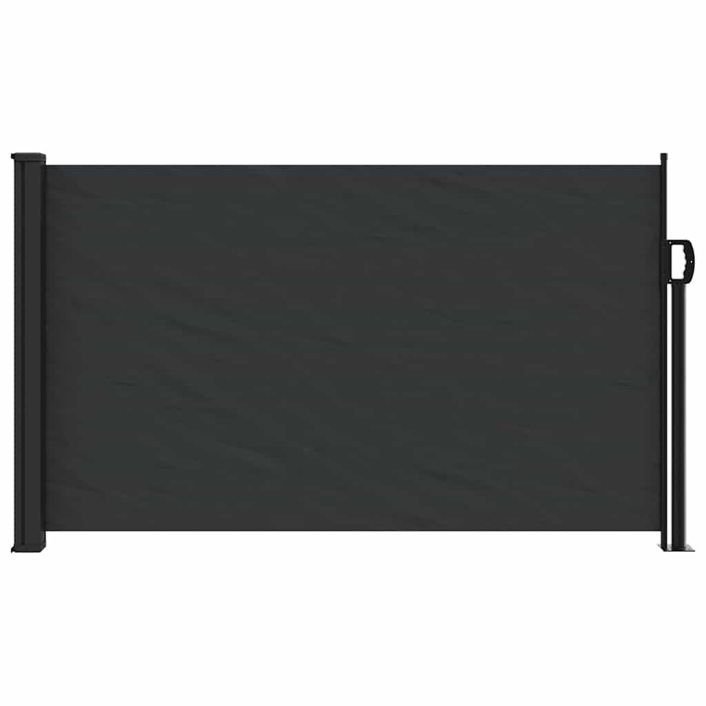 vidaXL Windscherm uittrekbaar 117x300 cm zwart