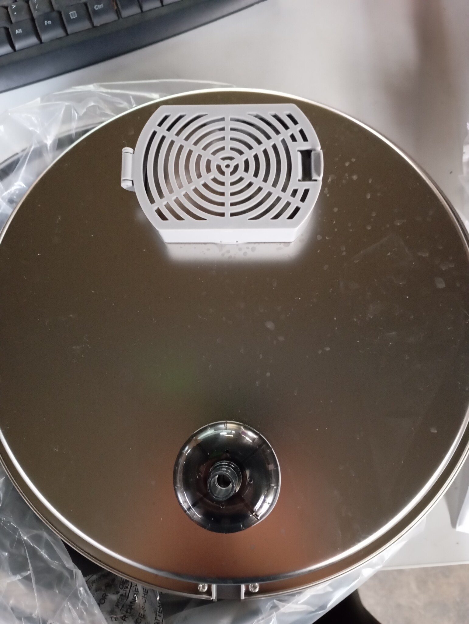 oneisall Hondenwaterfontein, 7L stille roestvrijstalen waterfontein voor honden met visueel waterniveau. 4-laags filtratie voor grote middelgrote en kleine rassen honden huisdieren