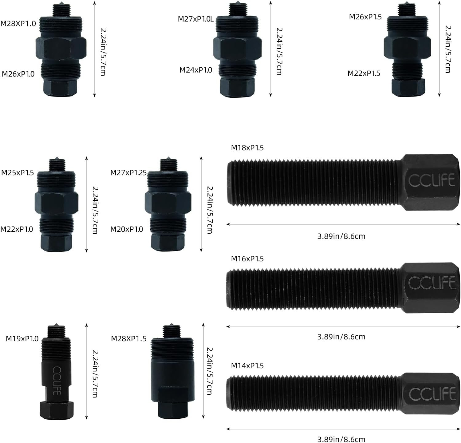 CCLIFE 10 delige Pool Wiel Trekker Set Pool Wiel Trekker Set voor Scooter Motorfiets Scooter