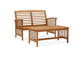 Loungeset massief acaciahout - 35% korting