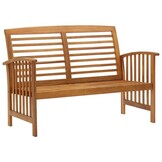 vidaXL 2-delige Loungeset massief acaciahout
