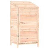 vidaXL Tuinschuur 55x52x112 cm massief vurenhout