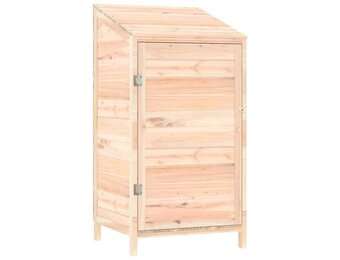 vidaXL Tuinschuur 55x52x112 cm massief vurenhout